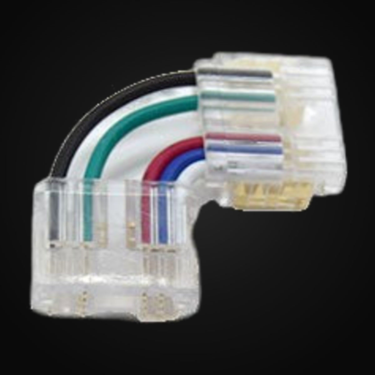 Accessoire ruban COB RGBW – connecteur en L 12 mm sans fil