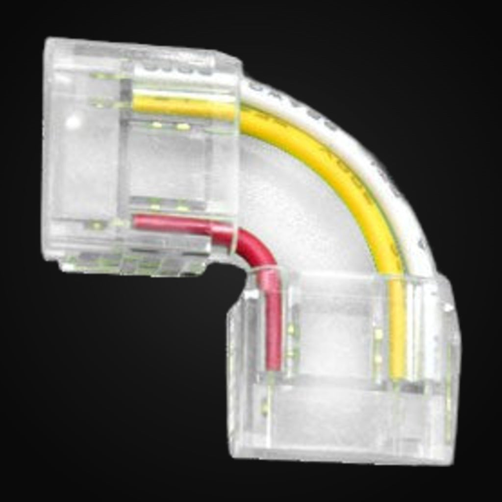 Accessoire ruban COB SPI – connecteur en L 12 mm sans fil
