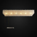Lustre de salle à manger Alleri en cristal