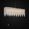 Lustre de salle à manger Alleri 39 po en cristal