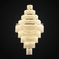 Grand lustre Alleri en cristal pour escalier