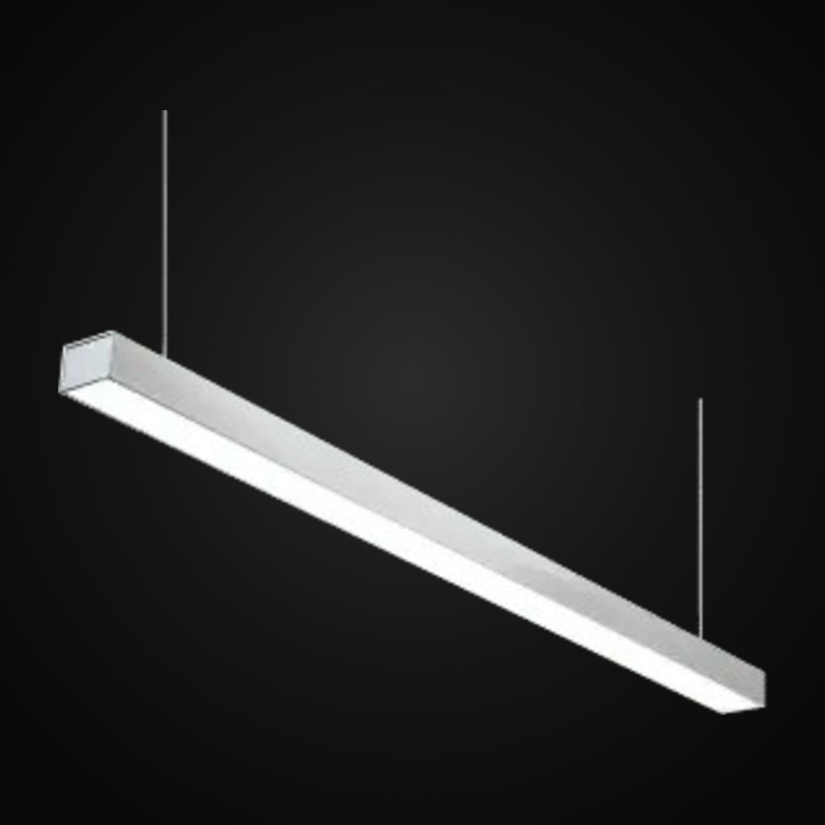 Luminaire linéaire Altum (3000K) | argent | 4 pi | 40 W 3200 lm