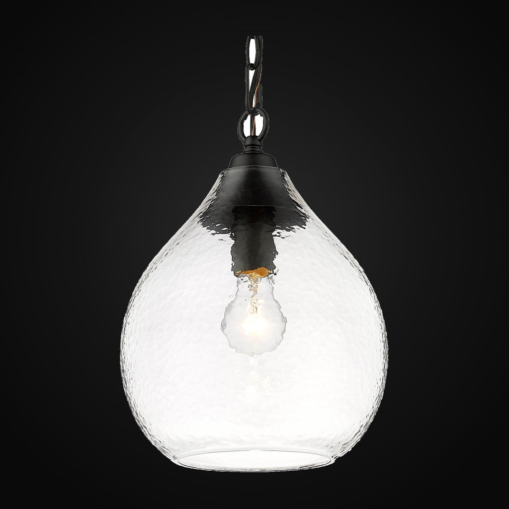 Petite suspension Ariella, noir mat