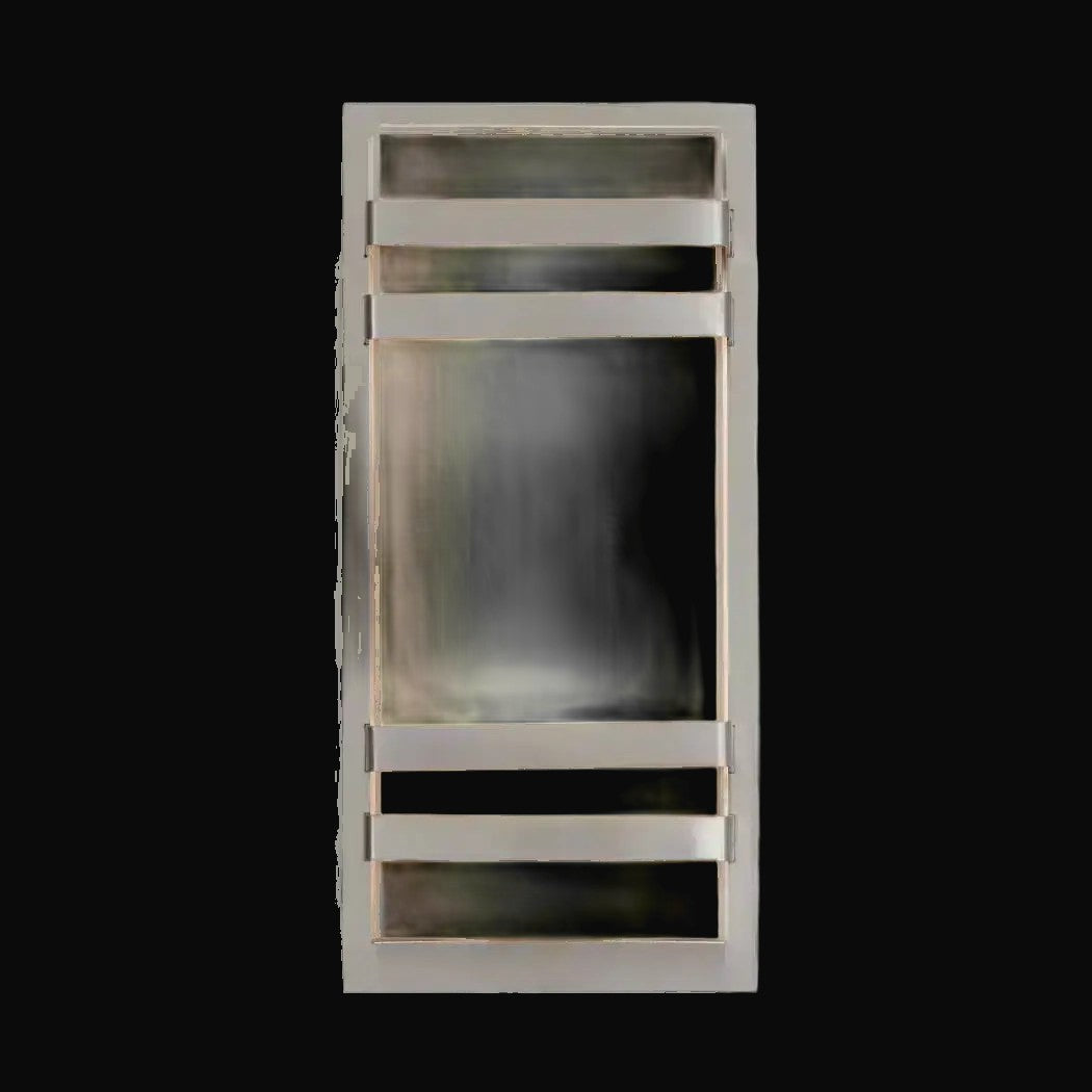 Applique extérieure DEL Glowbox 3 acier inoxydable – vue 2