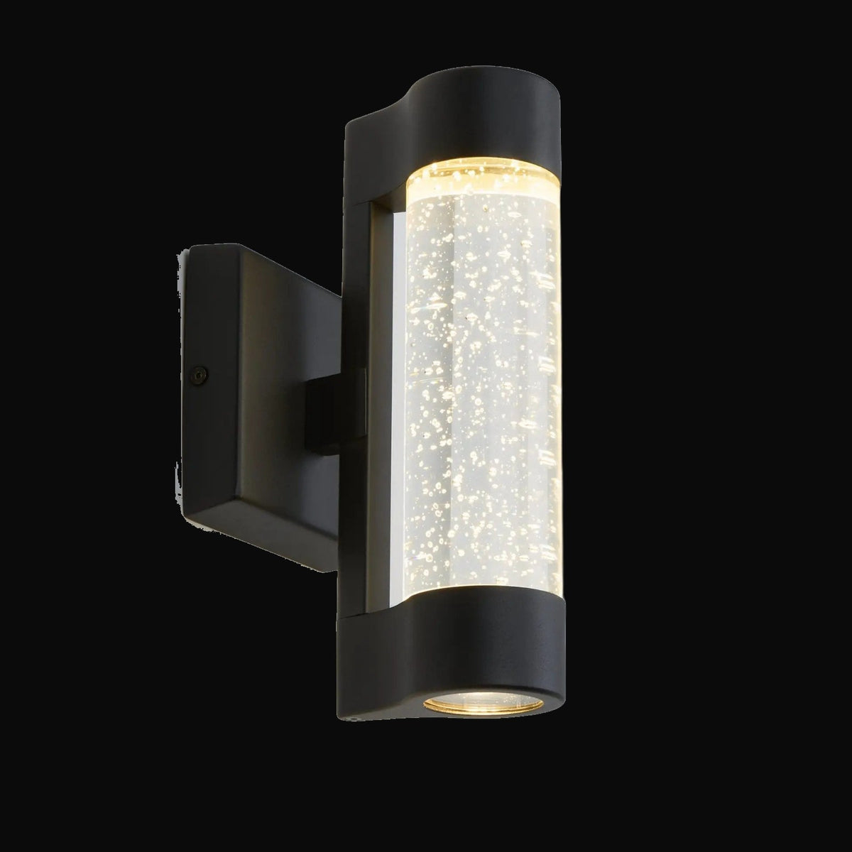 Luminaire extérieur DEL intégré Bubble Element noir