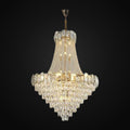 Lustre Bacci en cristal, noir
