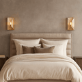 Applique murale Brookhill en cristal or