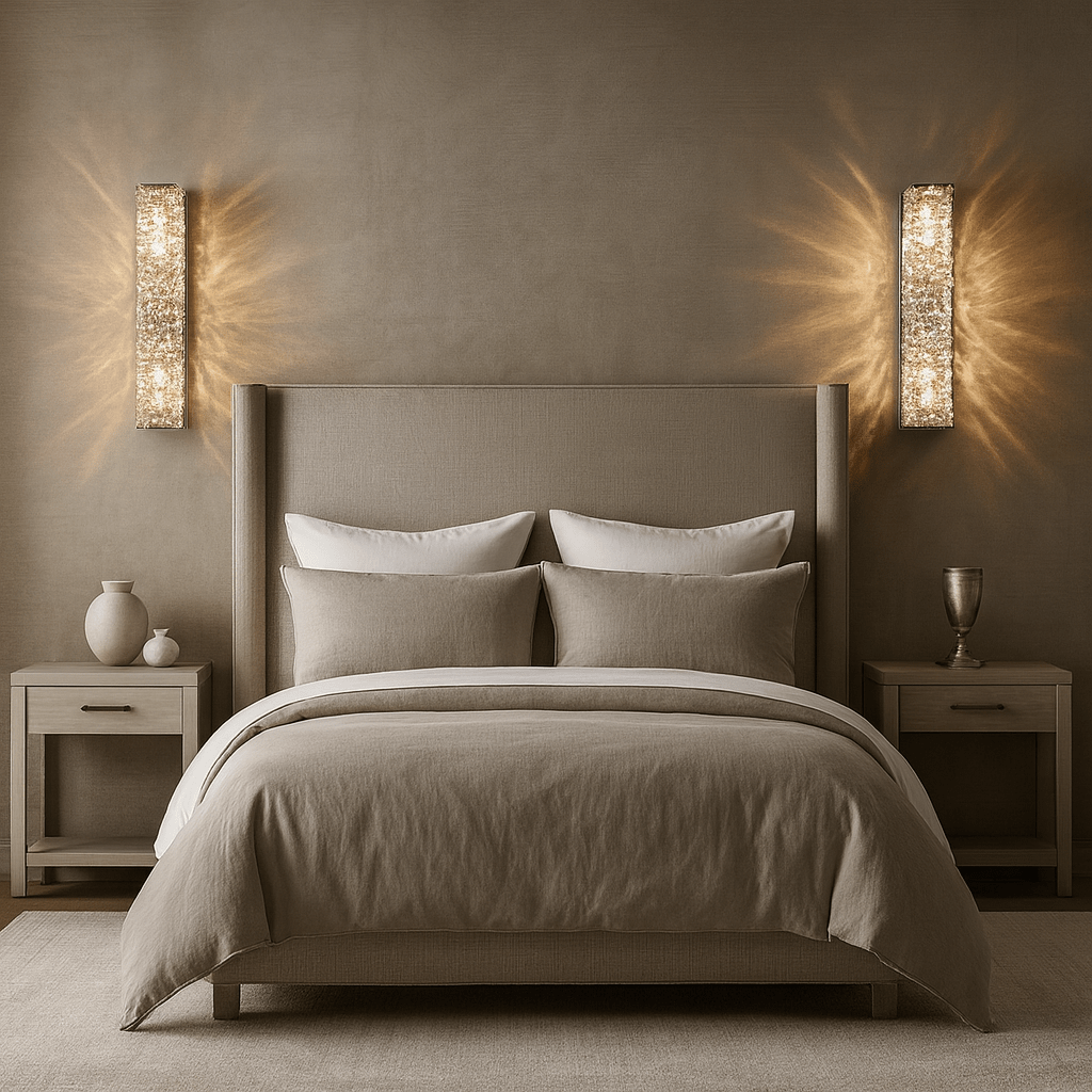 Applique murale Bacci en laiton et cristal – vue 3
