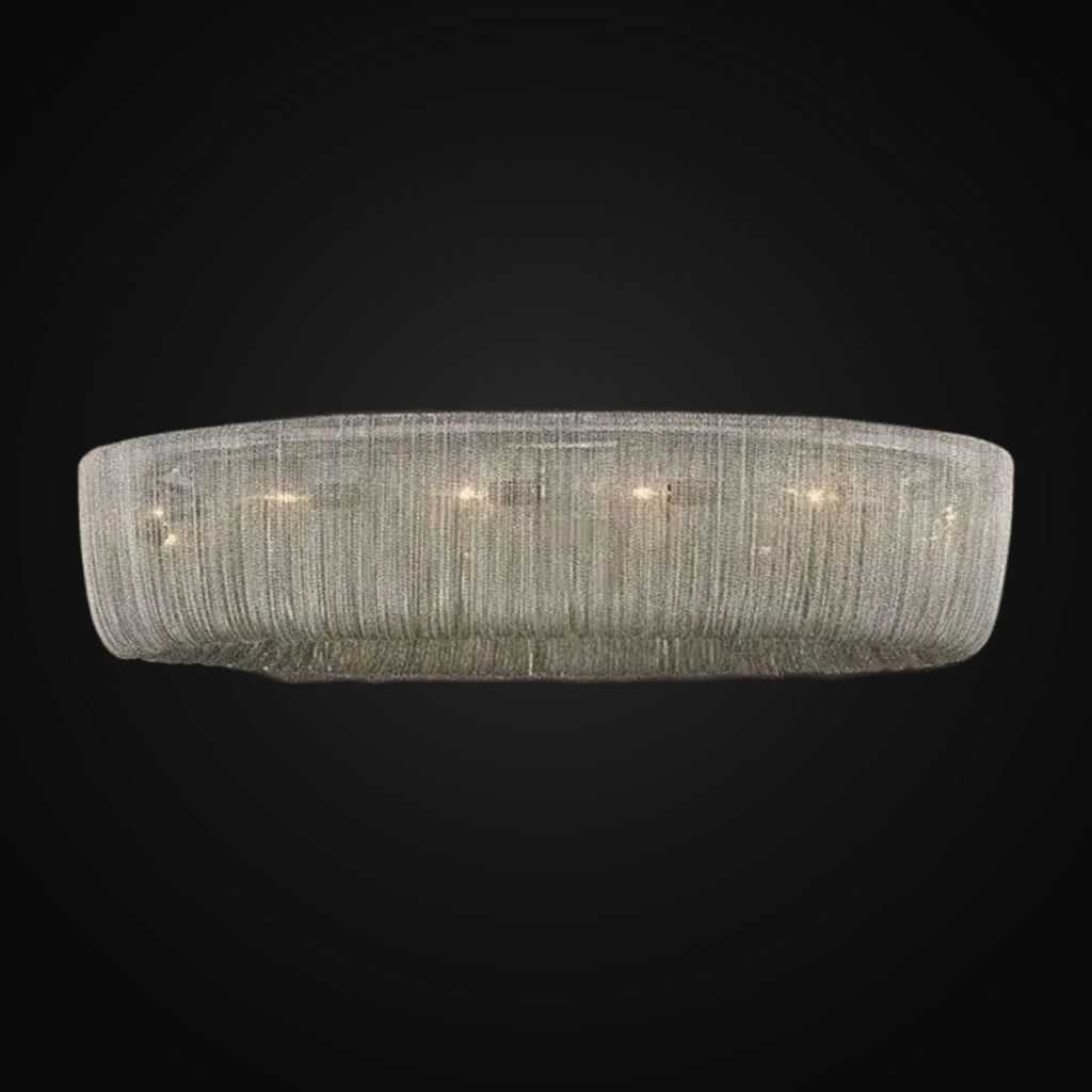 Lustre moderne Cadena à pampilles de chaîne