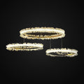 Lustre Capri en cristal 3 anneaux