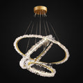Lustre anneau Capri en cristal