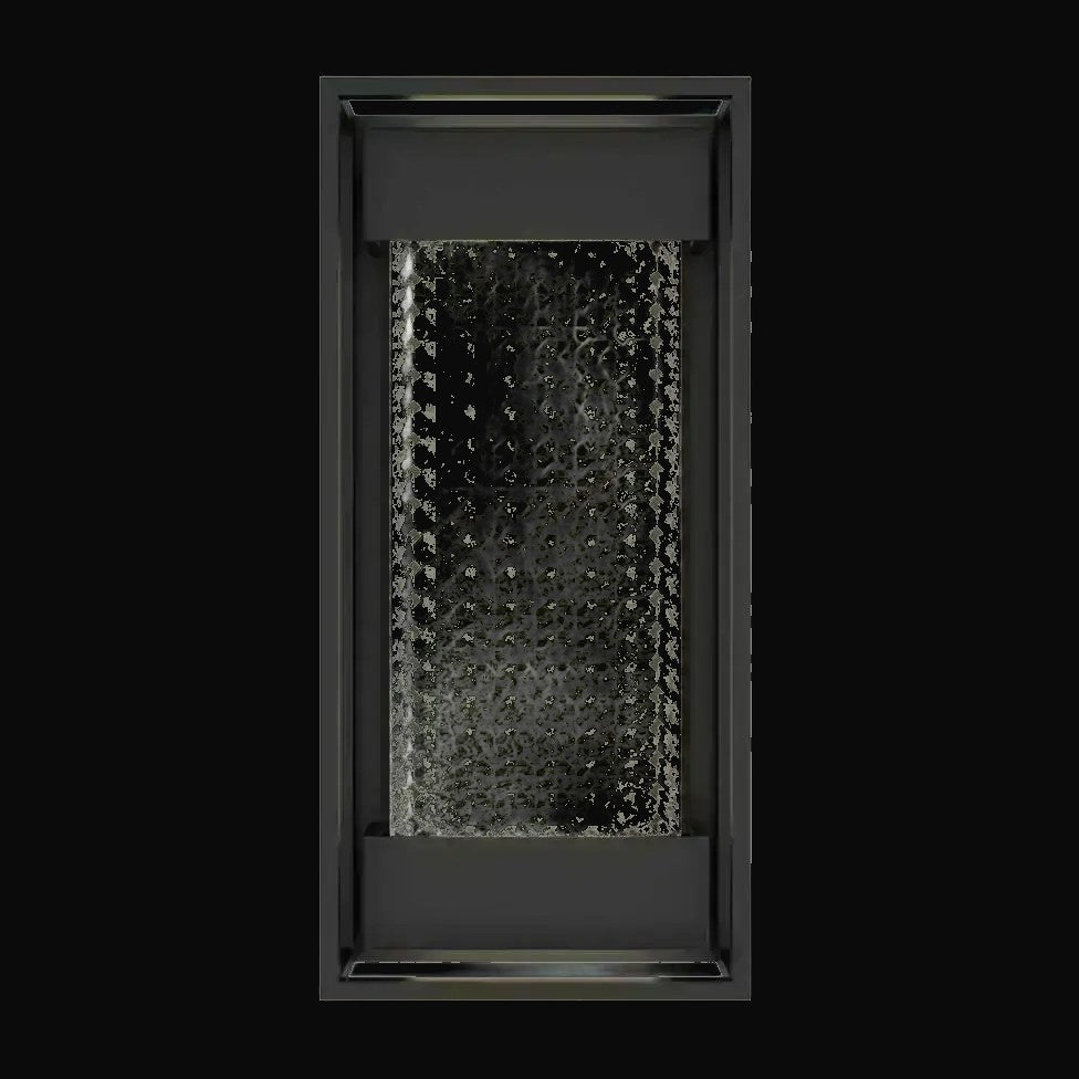 Luminaire extérieur DEL intégré Glam noir