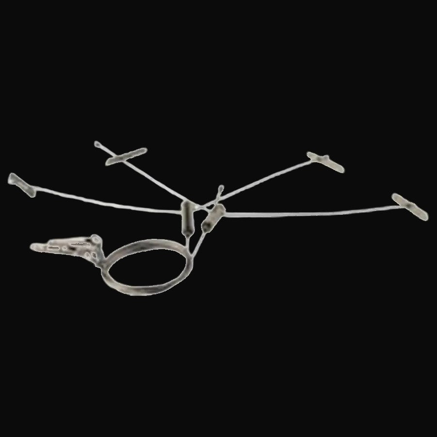 Ensemble de suspension pour luminaires linéaires industriels DEL