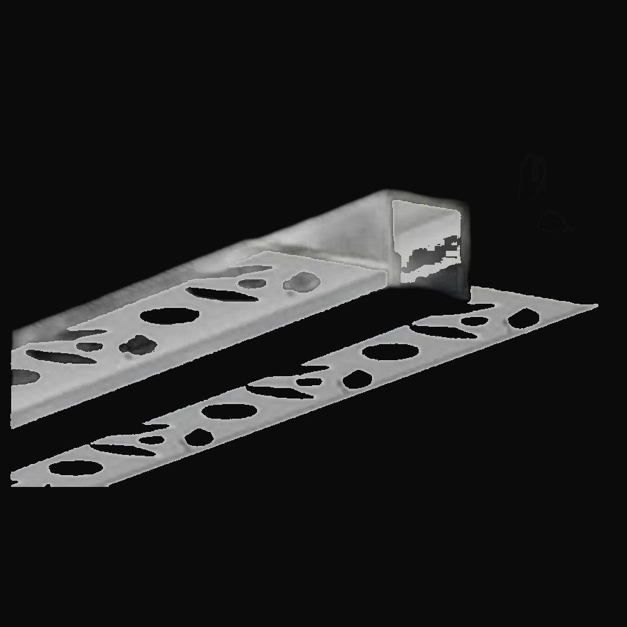 Profilé d'aluminium flexible droit 5412 avec diffuseur silicone, 8 pi, argent