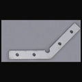 Connecteur 135° pour profilé d'aluminium lame 7330