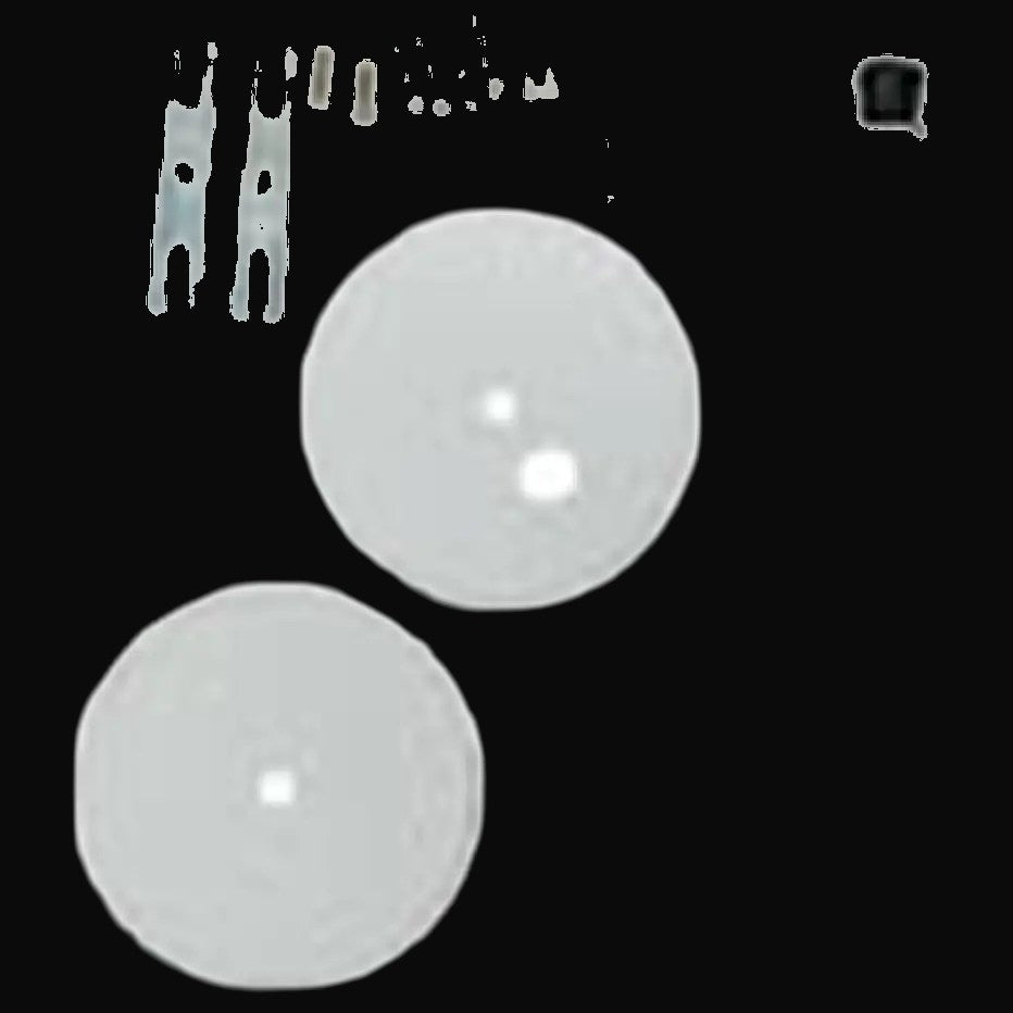 Ensemble de suspension avec canopée pour luminaires linéaires LL1, blanc