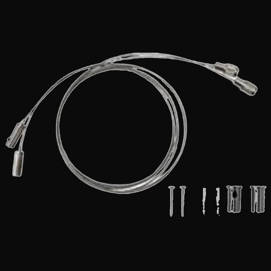 Câble de sécurité pour luminaires linéaires LL1, 8,2 pi, ensemble de 2