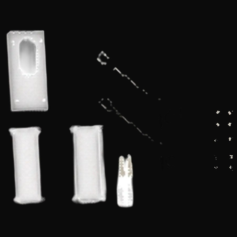Ensemble de montage en surface pour luminaires linéaires LL1, blanc