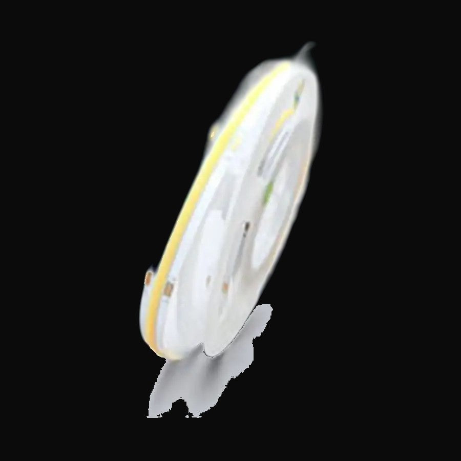 Ruban DEL COB 10 mm, 608 DEL/m, rouleau de 5 m, 7+7 W/m, 24 V, IP20, blanc ajustable 2700K à 6500K