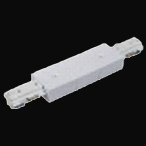 Accessoire rail 3 fils en surface – connecteur droit A, blanc et noir