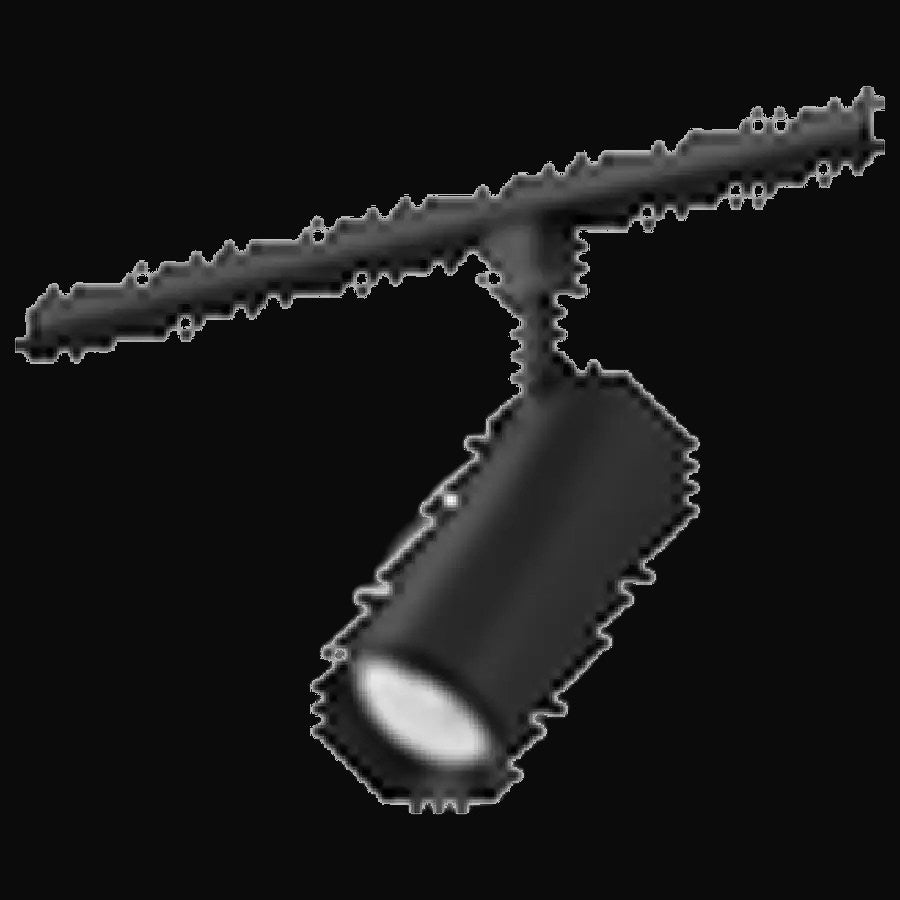 Projecteur sur rail DEL 3 fils 10 W, 5CCT, 120 V c.a., 1000 lm, IRC>90, 30°, gradable triac, noir