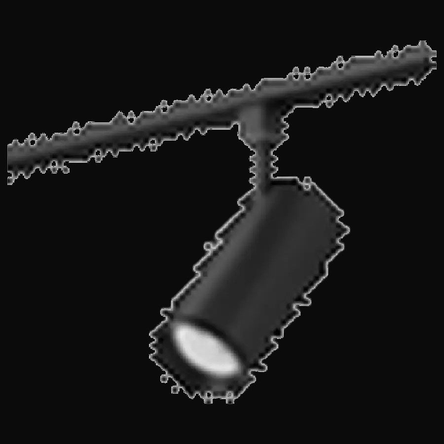 Projecteur sur rail DEL 3 fils 20 W, 5CCT, 120 V c.a., 2000 lm, IRC>90, 36°, gradable triac, noir