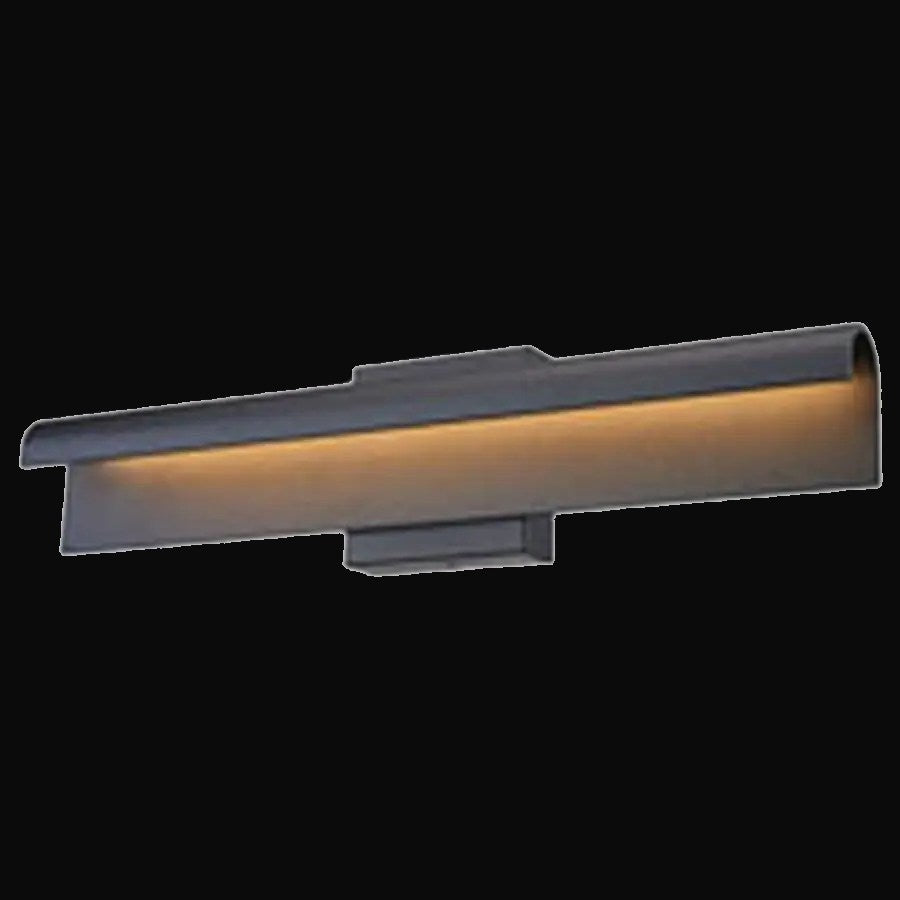 Applique de salle de bain 1327L, 20,86 po, 24 W, 5CCT, puce DEL Osram, emplacement humide, noir