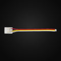 Connecteur ruban COB simple avec fil de 10 cm, 3 broches, pour ruban blanc ajustable 10 mm, 3 A max