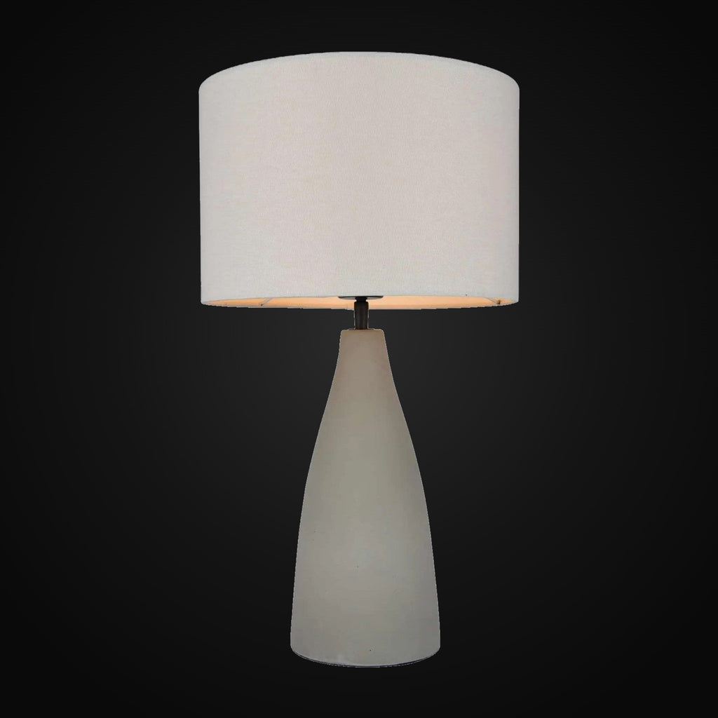 Lampe de table à base de béton