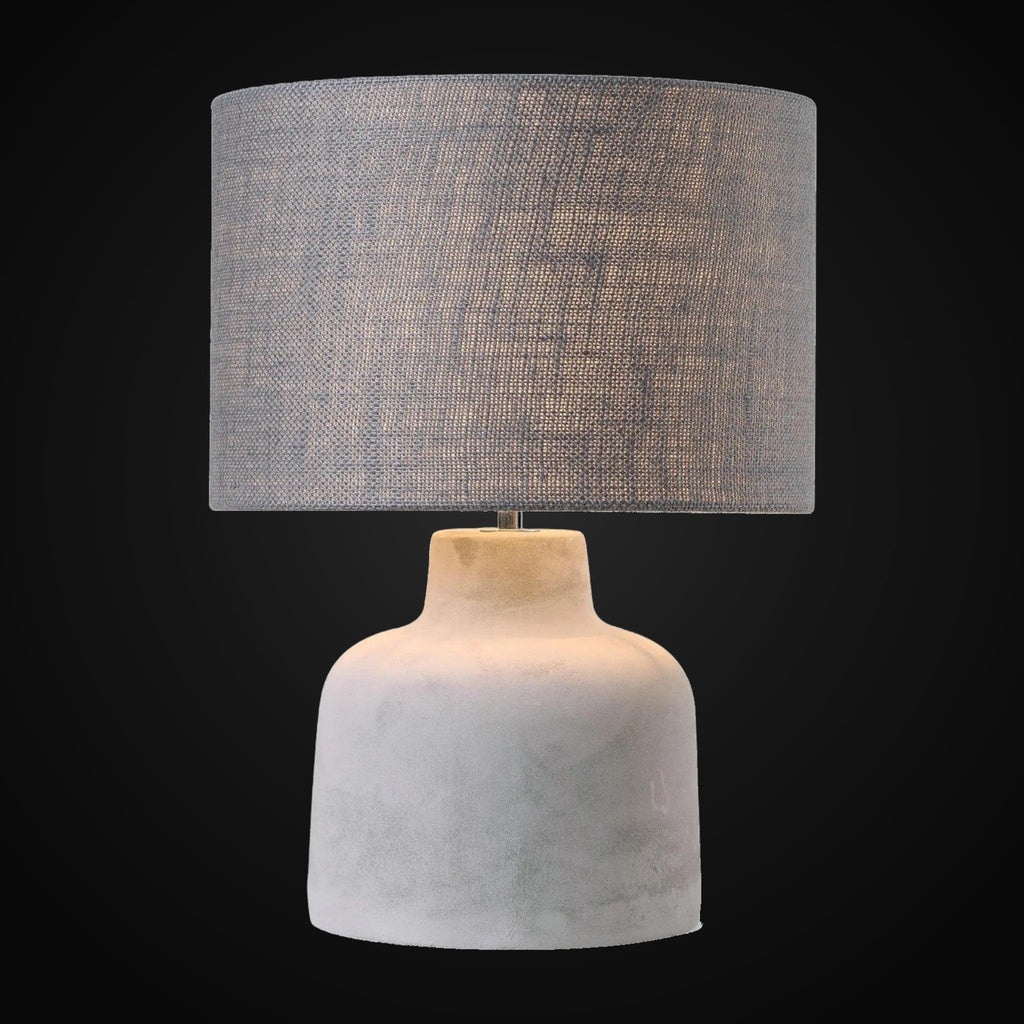 Lampe de table en béton