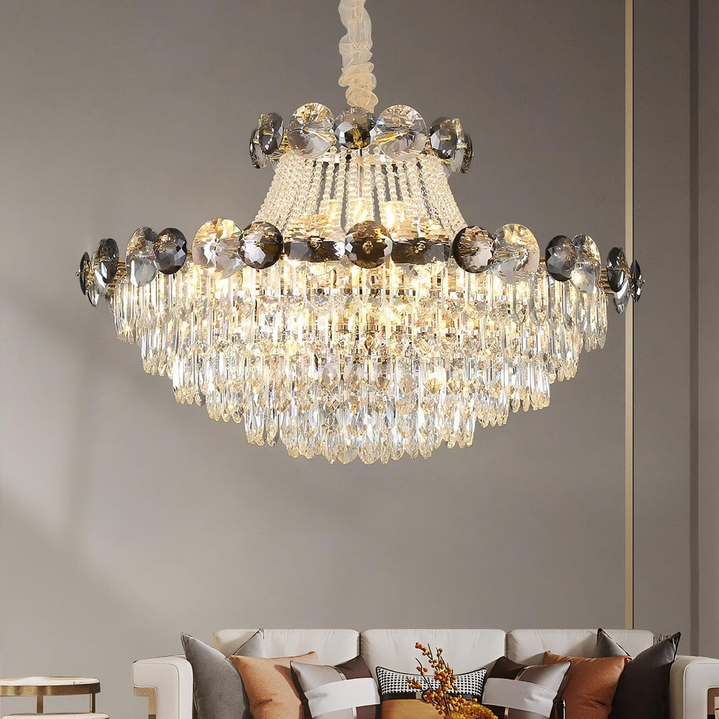 Lustre contemporain Gioro en cristal