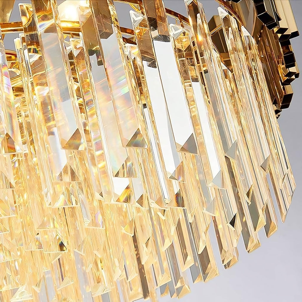 Lustre étagé Gio en cristal – vue 3