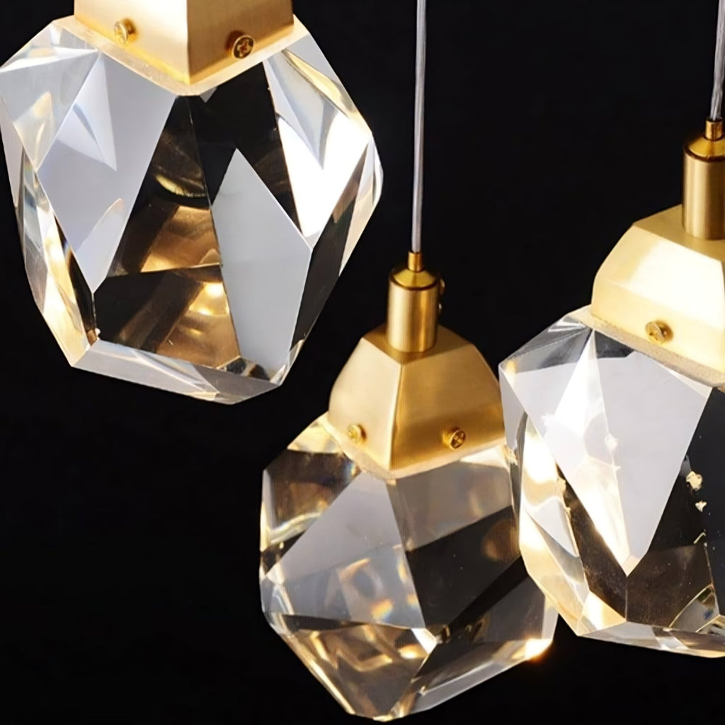 Lustre moderne Diamante en cristal – vue 2