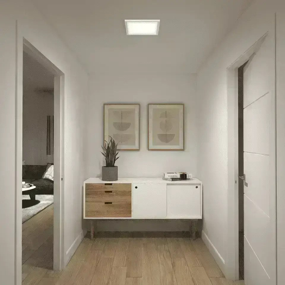 Skylight carré 9 po 3000K blanc – vue 2