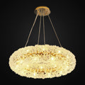 Lustre anneau Di Leone en cristal