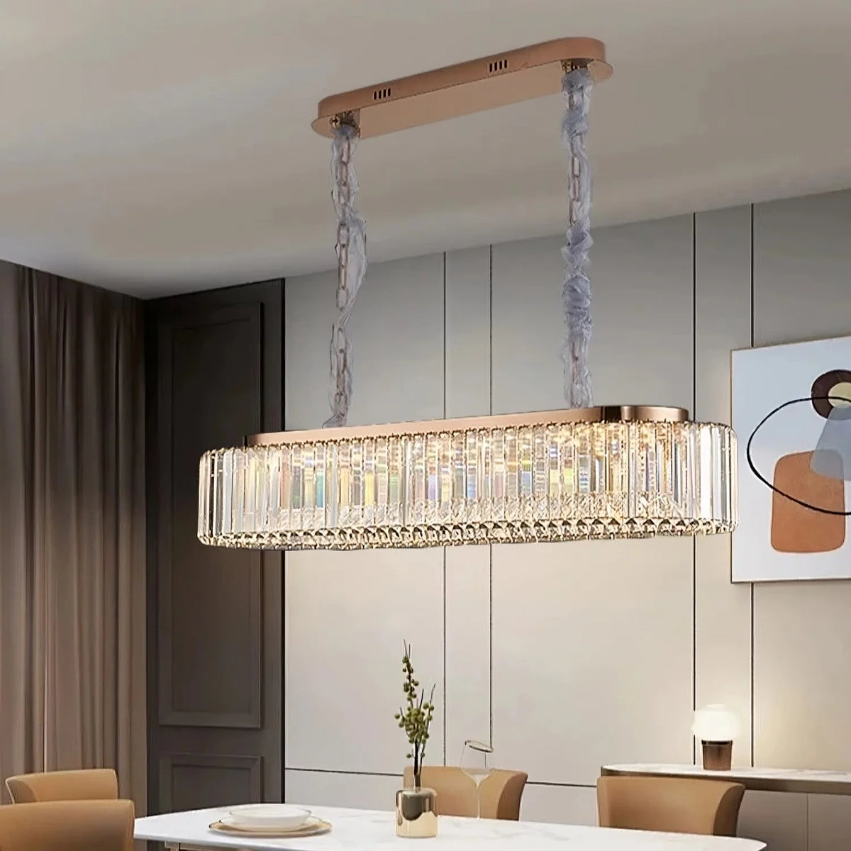 Lustre de salle à manger Gio en cristal, 4 tailles – vue 4