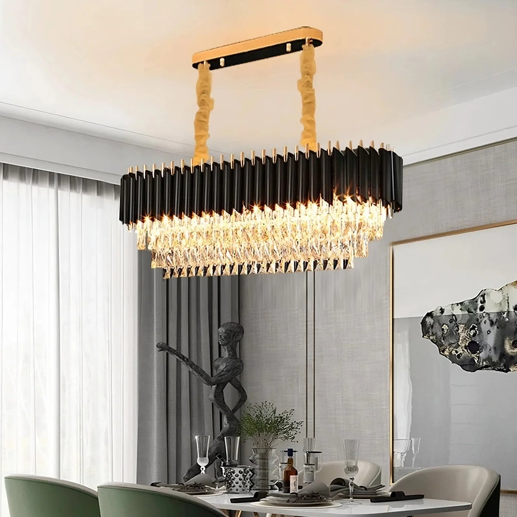 Lustre de salle à manger Verano en cristal – vue 2