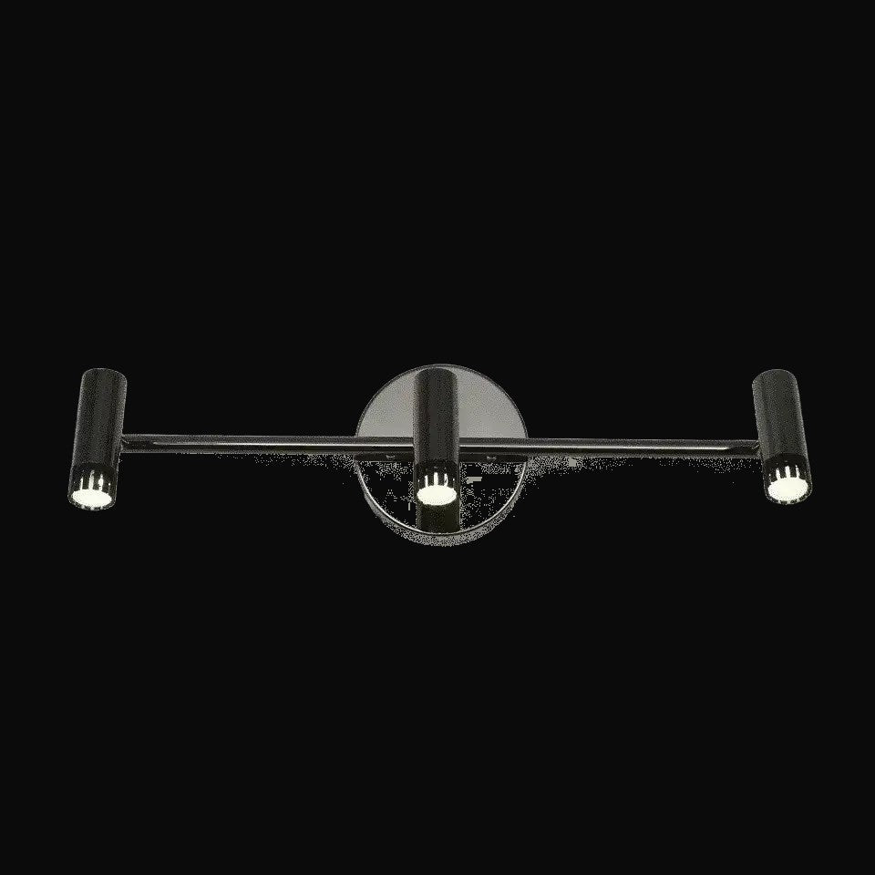 Luminaire sur rail Era 3 lumières DEL intégrée