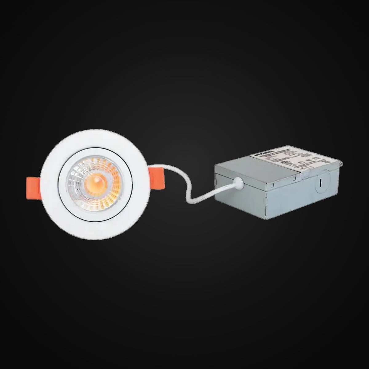 Encastré orientable 3 po – 5 températures de couleur, blanc