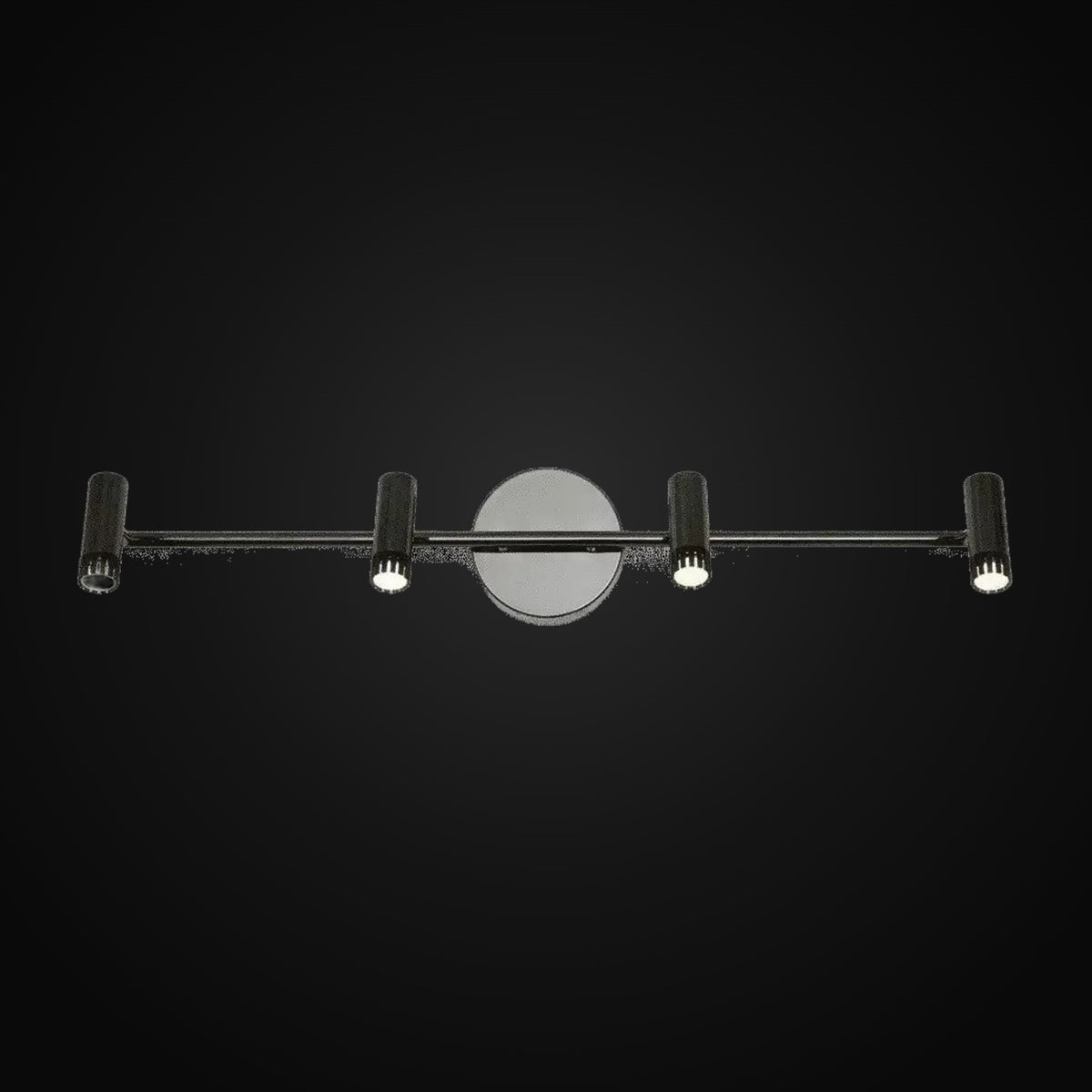 Luminaire sur rail Era 4 lumières DEL intégrée