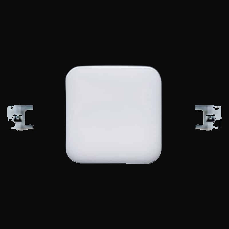 Encastré mince carré 4 po 12 W VO-SP4W12-120-D-5WAY (blanc ou noir)