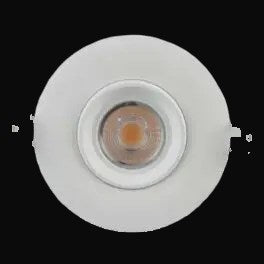 Encastré orientable (eyeball) rond 4 po 12 W GS-G4-D12-RD (blanc ou noir)