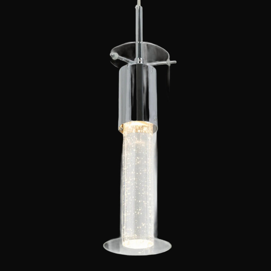 Suspension Bubble Flow incandescente (1 lumière)