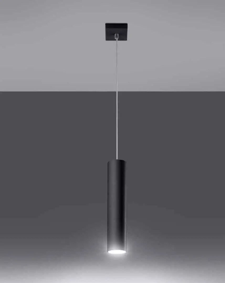 Suspension simple noire – vue 2