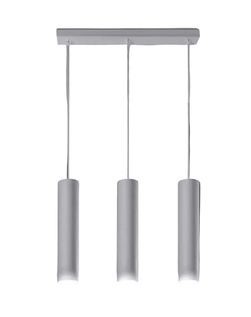 Suspension 3 lumières – blanc