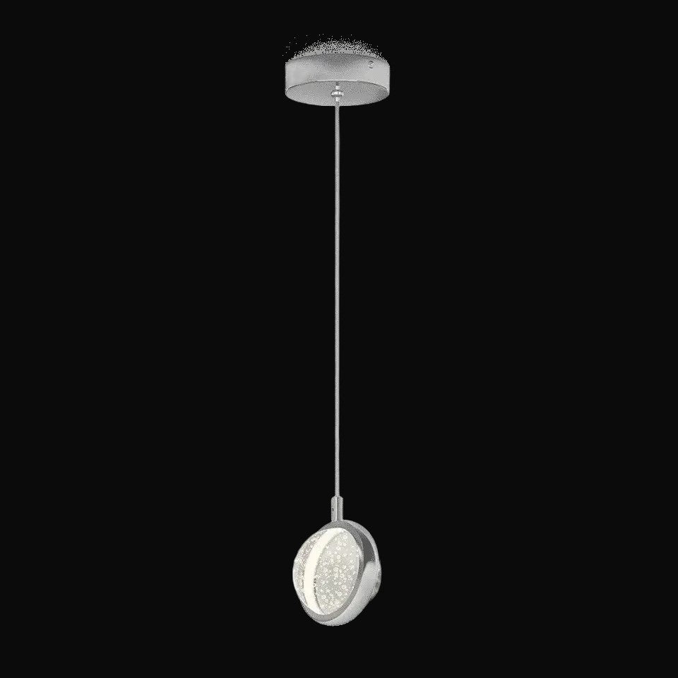 Suspension Avalon chrome 1 lumière 3CCT – vue 2