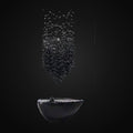 Lustre suspendu Giore en pierre