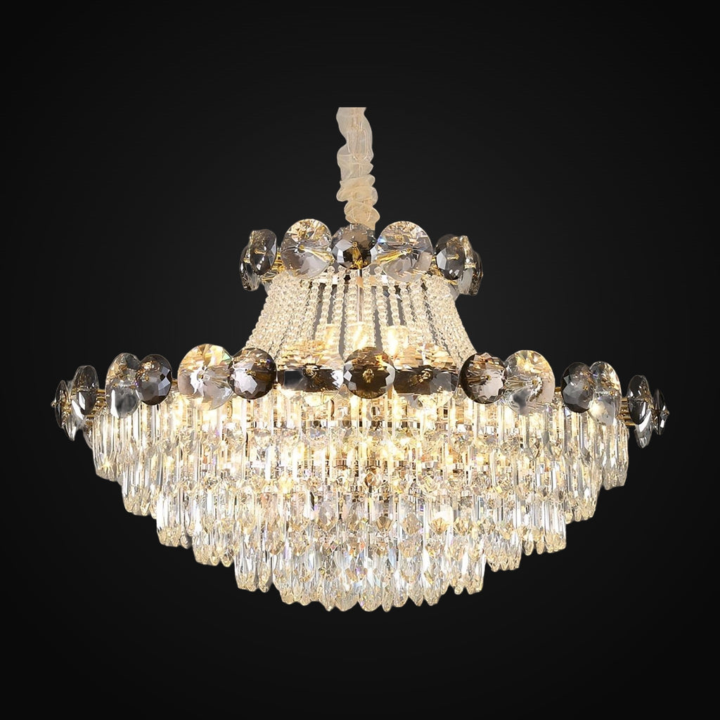 Lustre contemporain Gioro en cristal