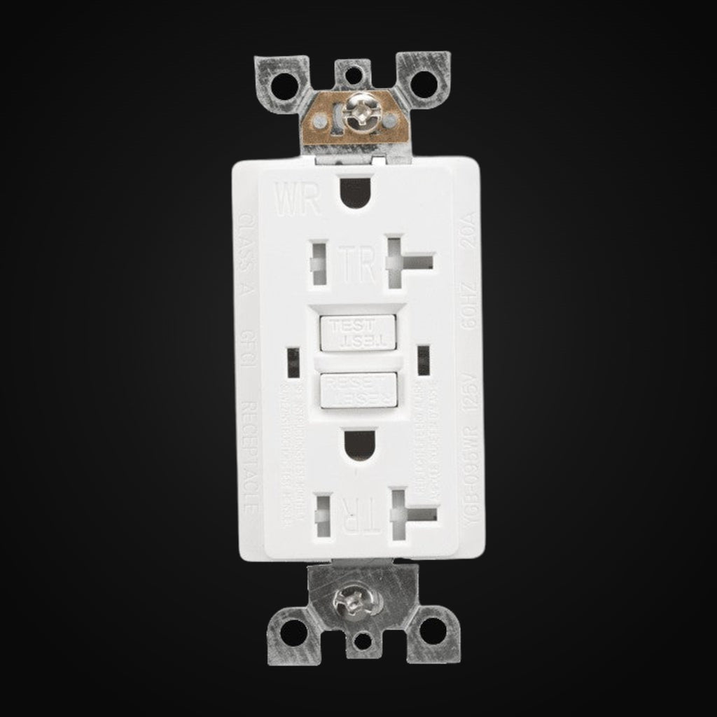 Prise DDFT résistante aux intempéries YGB-095WR (blanc ou noir)