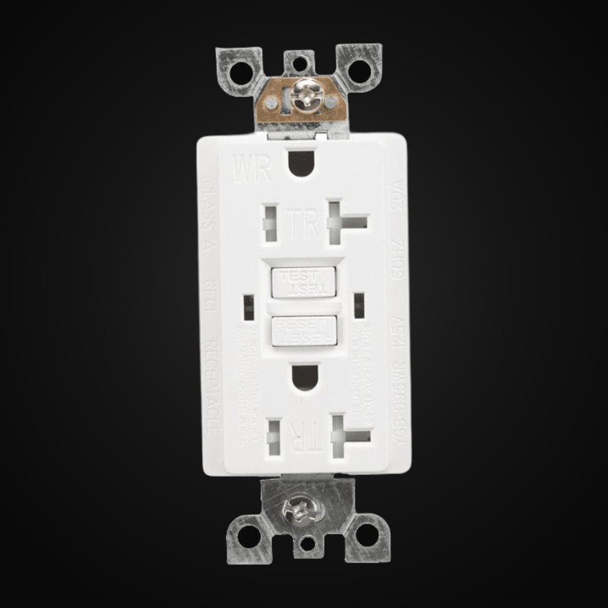 Prise DDFT résistante aux intempéries YGB-095WR (blanc ou noir)